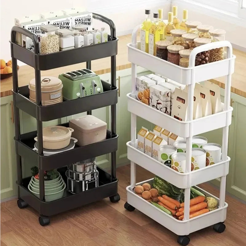 5-Tier Rolling Kitchen Storage Cart