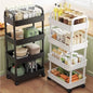 5-Tier Rolling Kitchen Storage Cart