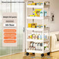 5-Tier Rolling Kitchen Storage Cart