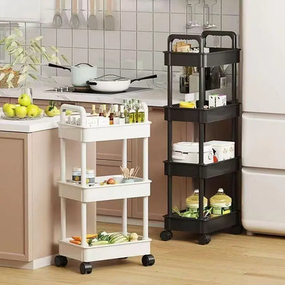 5-Tier Rolling Kitchen Storage Cart