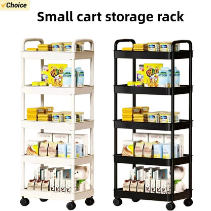 5-Tier Rolling Kitchen Storage Cart